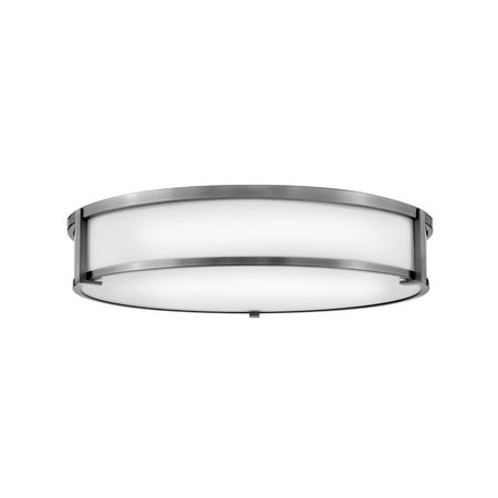 Hinkley Lighting 3244 Lowell 4 Light 24 Wide Flush Mount Drum Ceiling Fixture - Nickel
Hinkley Lighting 3244 Lowell 4 Light 24 Wide Flush Mount Drum Ceiling Fixture - Nickel