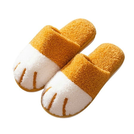 huanledash Women Autumn Winter Cats Claw Anti Skid Color Block Plush Warm Slippers Shoes
huanledash Women Autumn Winter Cats Claw Anti Skid Color Block Plush Warm Slippers Shoes