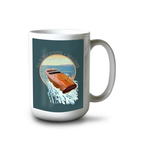 15 fl oz Ceramic Mug Bar Harbor Maine Wooden Boat Contour Dishwasher & Microwave Safe
15 fl oz Ceramic Mug Bar Harbor Maine Wooden Boat Contour Dishwasher & Microwave Safe