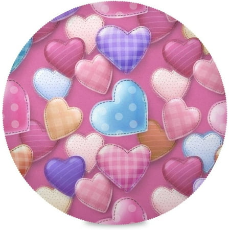 Hidove Valentine s Day Love Heart Round Placemats Set of 1 Non-Slip Heat Resistant Washable Table Mats for Kitchen Dining Table Decoration 15.4 Inch
Hidove Valentine s Day Love Heart Round Placemats Set of 1 Non-Slip Heat Resistant Washable Table Mats for Kitchen Dining Table Decoration 15.4 Inch