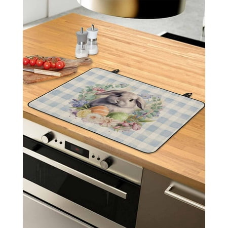 Blue Plaid Easter Stove Top Covers for Electric Stove Heat Insulation Fireproof Glass Cooktop Cover Counter Top Glass Stove Cover for Prevent Scratches 31 x24 Bunny Spring Floral Botanical Rustic 
Blue Plaid Easter Stove Top Covers for Electric Stove Heat Insulation Fireproof Glass Cooktop Cover Counter Top Glass Stove Cover for Prevent Scratches 31 x24 Bunny Spring Floral Botanical Rustic