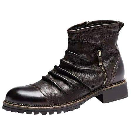 Tangnade Men s fashion casual shoes Fashion Men s Retro High-Top Side Zipper Tooling Boots Outdoor Desert Boots Coffee 39
Tangnade Men s fashion casual shoes Fashion Men s Retro High-Top Side Zipper Tooling Boots Outdoor Desert Boots Coffee 39