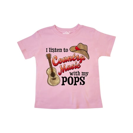 Inktastic I Listen to Country Music with my Pops with Guitar and Hat Gift Toddler Boy or Toddler Girl T-Shirt
Inktastic I Listen to Country Music with my Pops with Guitar and Hat Gift Toddler Boy or Toddler Girl T-Shirt