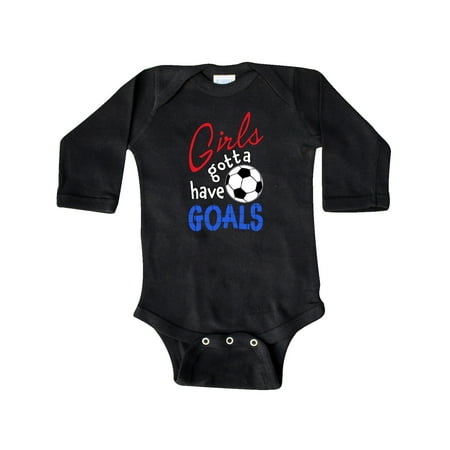 Inktastic Girls Gotta Have Goals with Soccer Ball Gift Baby Boy or Baby Girl Long Sleeve Bodysuit
Inktastic Girls Gotta Have Goals with Soccer Ball Gift Baby Boy or Baby Girl Long Sleeve Bodysuit