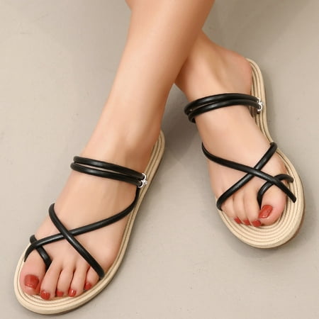 〖Yilirongyumm〗 Black 38 Sandals Women Toe Women Band Beach Shoes Summer Flat Sandals Weave Breathable Open Elastic Women s Sandals
〖Yilirongyumm〗 Black 38 Sandals Women Toe Women Band Beach Shoes Summer Flat Sandals Weave Breathable Open Elastic Women s Sandals