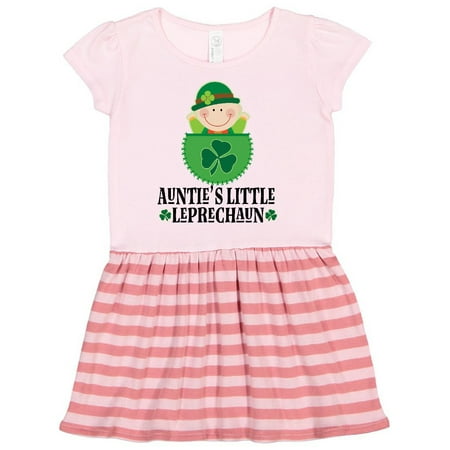 Inktastic St Patricks Day Auntie Leprechaun Irish Gift Toddler Girl Dress