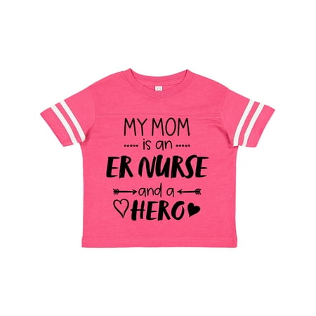 Inktastic My Mom is an ER Nurse and a Hero Gift Toddler Boy or Toddler Girl T-Shirt 
Inktastic My Mom is an ER Nurse and a Hero Gift Toddler Boy or Toddler Girl T-Shirt