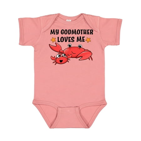 Inktastic My Godmother Loves Me- cute crab family Gift Baby Boy or Baby Girl Bodysuit
Inktastic My Godmother Loves Me- cute crab family Gift Baby Boy or Baby Girl Bodysuit