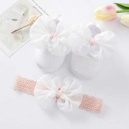 Baby Girls Princess Crib Shoes Cotton Butterfly-knot First Walkers For Newborn Baptism 0-12M
Baby Girls Princess Crib Shoes Cotton Butterfly-knot First Walkers For Newborn Baptism 0-12M