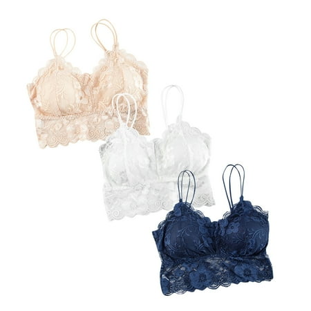 Qcmgmg Flowers Eyelash Bras for Women Breathable Comfort Wireless Bra Women s Lightly Lace Bralette
Qcmgmg Flowers Eyelash Bras for Women Breathable Comfort Wireless Bra Women s Lightly Lace Bralette