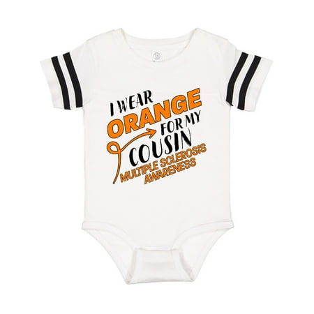Inktastic I Wear Orange for my Cousin- Multiple Sclerosis awareness Gift Baby Boy or Baby Girl Bodysuit
Inktastic I Wear Orange for my Cousin- Multiple Sclerosis awareness Gift Baby Boy or Baby Girl Bodysuit