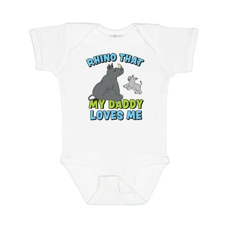 Inktastic Rhino That My Daddy Loves Me with Cute Rhinos Gift Baby Boy or Baby Girl Bodysuit
Inktastic Rhino That My Daddy Loves Me with Cute Rhinos Gift Baby Boy or Baby Girl Bodysuit