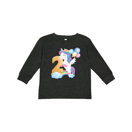 Inktastic Unicorn 2nd Birthday Gift Toddler Boy or Toddler Girl Long Sleeve T-Shirt
Inktastic Unicorn 2nd Birthday Gift Toddler Boy or Toddler Girl Long Sleeve T-Shirt