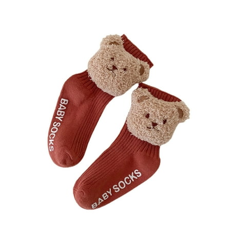 Liacowi Cute Floor Socks Baby Girls Boys Socks Cute Cartoon Bear Non-slip Soft Lightweight Socks for Fall Winter
Liacowi Cute Floor Socks Baby Girls Boys Socks Cute Cartoon Bear Non-slip Soft Lightweight Socks for Fall Winter