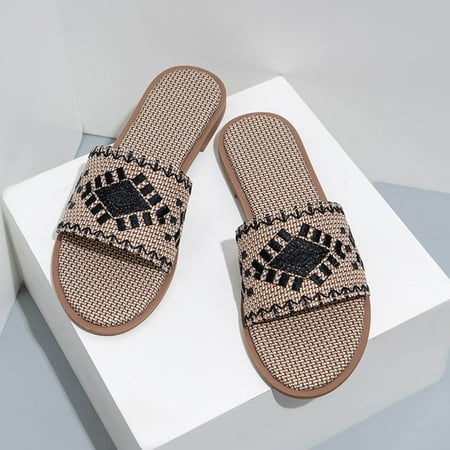 Hvyesh Sandals for Women Casual Summer Fashion Embroidered Flat Shoes Slippers Wear Casual One-line Sandals Size 6.5
Hvyesh Sandals for Women Casual Summer Fashion Embroidered Flat Shoes Slippers Wear Casual One-line Sandals Size 6.5