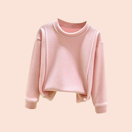 Nmnitkp Kid Sweatshirt Add Fleece To Thicken for WarmthToddler Baby Boy Girl Solid Cotton Pullover Sweatshirt T-Shirt Crewneck Long Sleeve T Shirts Tops Blouse Fall Clothes
Nmnitkp Kid Sweatshirt Add Fleece To Thicken for WarmthToddler Baby Boy Girl Solid Cotton Pullover Sweatshirt T-Shirt Crewneck Long Sleeve T Shirts Tops Blouse Fall Clothes