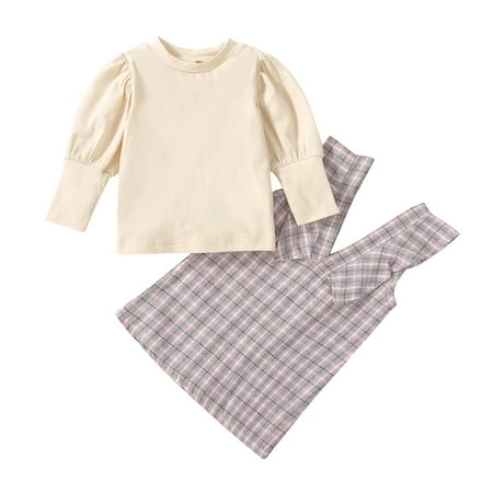 TAIAOJING Baby Girl Boy Clothes Set Kids Solid Long Sleeve Top Plaid Vest Dress 2pcs Set Fall Outfits 3-6 Months
TAIAOJING Baby Girl Boy Clothes Set Kids Solid Long Sleeve Top Plaid Vest Dress 2pcs Set Fall Outfits 3-6 Months