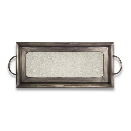 Mirror Tray 14.5 x 36.5 Metal/Glass