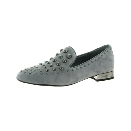 Donald J. Pliner Womens Faux Suede Slip On Smoking Loafers