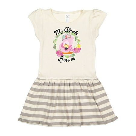 Inktastic Baby Flamingo My Abuela Loves Me in Flower Wreath Gift Toddler Girl Dress
Inktastic Baby Flamingo My Abuela Loves Me in Flower Wreath Gift Toddler Girl Dress