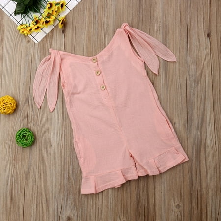 Kids Girl Bowknot Romper Solid Plain Buttons Front Cotton Sunsuit One Piece Bodysuit Ruffle Outfit
Kids Girl Bowknot Romper Solid Plain Buttons Front Cotton Sunsuit One Piece Bodysuit Ruffle Outfit