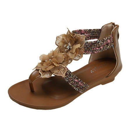 nsendm Womens Sandals Size 9.5 with Arch Support Sandals For Women Comfort With Back Women Summer Sandals with Heels Sandal Brown 9
nsendm Womens Sandals Size 9.5 with Arch Support Sandals For Women Comfort With Back Women Summer Sandals with Heels Sandal Brown 9