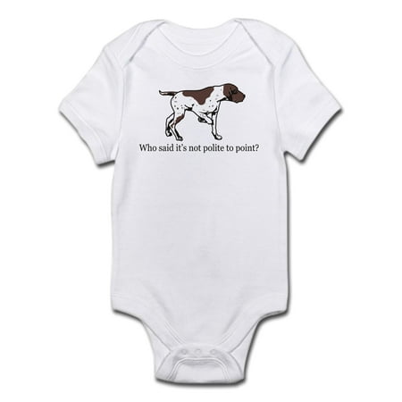 CafePress - Who Said It s Not Polite To P Infant Bodysuit - Baby Light Bodysuit