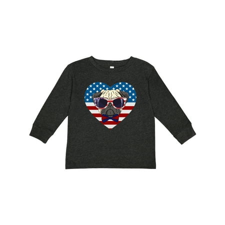 Inktastic Pug Dog Patriotic US Flag Heart Gift Toddler Boy or Toddler Girl Long Sleeve T-Shirt
Inktastic Pug Dog Patriotic US Flag Heart Gift Toddler Boy or Toddler Girl Long Sleeve T-Shirt