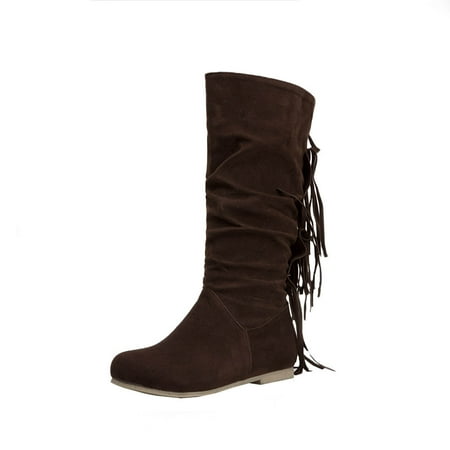 Rdeuod Women Shoes Fringed Round Toe Warm Autumn And Winter High Boots Long Low Heel Womens
Rdeuod Women Shoes Fringed Round Toe Warm Autumn And Winter High Boots Long Low Heel Womens