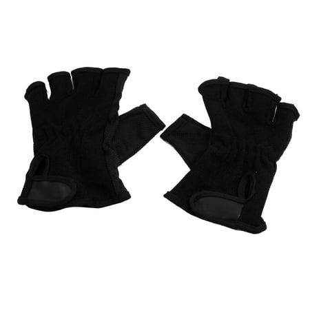Unisex Half Fingers Sports Gloves Palm Protector Gym Weightlifing Biking