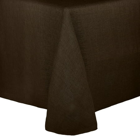 Ultimate Textile Faux Burlap - Havana 90 x 120-Inch Rectangular Tablecloth