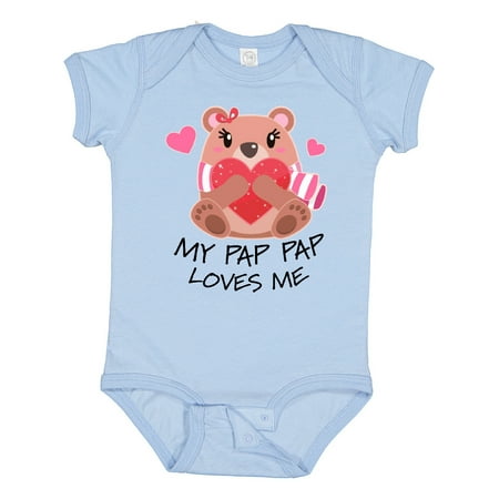 Inktastic My Pap Pap Loves Me- Bear and Hearts Gift Baby Boy or Baby Girl Bodysuit
Inktastic My Pap Pap Loves Me- Bear and Hearts Gift Baby Boy or Baby Girl Bodysuit