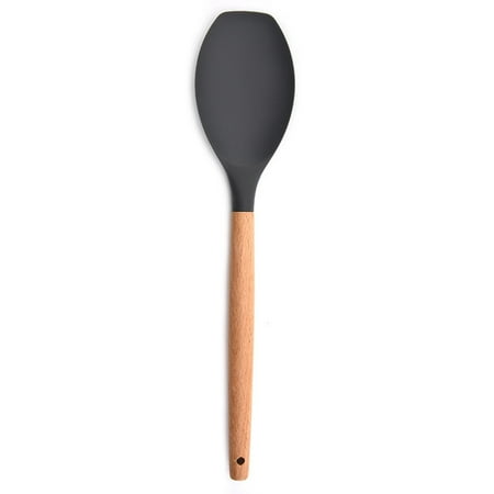 Non-stick cooking spatula high temperature wooden handle spatula spoon 1pcs dark gray flat scraping
Non-stick cooking spatula high temperature wooden handle spatula spoon 1pcs dark gray flat scraping