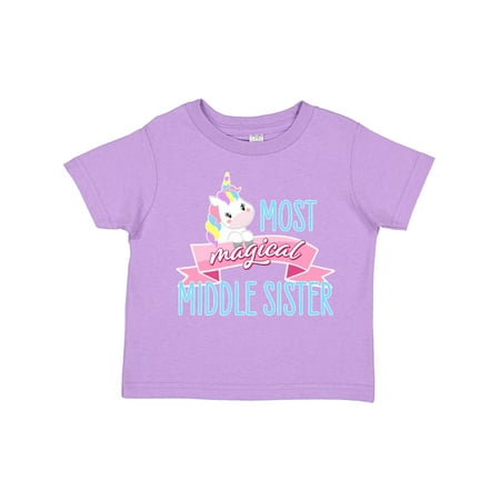 Inktastic Most Magical Middle Sister- Cute Unicorn Gift Toddler Toddler Girl T-Shirt
Inktastic Most Magical Middle Sister- Cute Unicorn Gift Toddler Toddler Girl T-Shirt