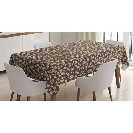 Floral Tablecloth Vintage Style Demonstration of Fall Season Tones Flowers Illustration Rectangle Satin Table Cover Accent for Dining Room and Kitchen 52 X 70 Umber Green and Blue by Ambesonne
Floral Tablecloth Vintage Style Demonstration of Fall Season Tones Flowers Illustration Rectangle Satin Table Cover Accent for Dining Room and Kitchen 52 X 70 Umber Green and Blue by Ambesonne