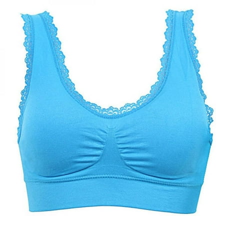 Big Clear! Women s Light Support Seamless Sport Bra Wireless Lace Crop Top Stretch Fitness Gym Yoga Bralette Top
Big Clear! Women s Light Support Seamless Sport Bra Wireless Lace Crop Top Stretch Fitness Gym Yoga Bralette Top