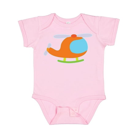 Inktastic Helicopter Cute Flying Gift Baby Boy or Baby Girl Bodysuit
