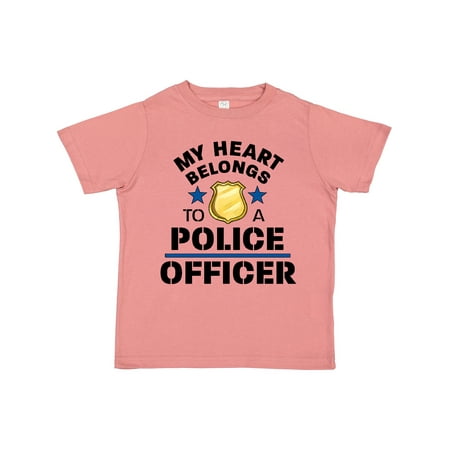 Inktastic My Heart Belongs to a Police Officer Gift Toddler Boy or Toddler Girl T-Shirt
Inktastic My Heart Belongs to a Police Officer Gift Toddler Boy or Toddler Girl T-Shirt