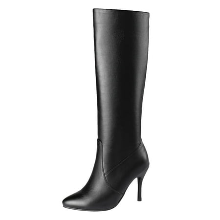 Follure Girl women s casual shoes Fashion Women s Shoes Breathable High Heels Retro Zipper Thigh Boots Black 38
Follure Girl women s casual shoes Fashion Women s Shoes Breathable High Heels Retro Zipper Thigh Boots Black 38
