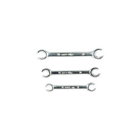 K Tool International KTI-44500 3 Piece Metric Flare Nut Wrench Set