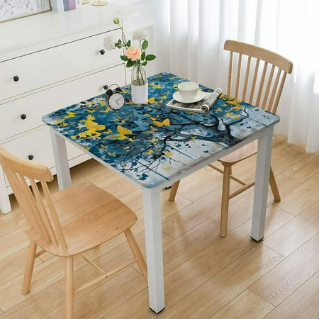 FACANNAP Butterflies Square Table Cover Oil Resistant Wear Resistant Reusable Desktop Protection Waterproof 100% Polyester Fiber 36*36
FACANNAP Butterflies Square Table Cover Oil Resistant Wear Resistant Reusable Desktop Protection Waterproof 100% Polyester Fiber 36*36