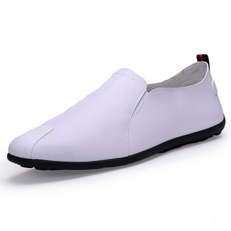 Wefuesd Shoes Mens Shoes Fashion Men Leather Casual Slip-On Breathable Driving Boat Shoes Dress Shoes White 43
Wefuesd Shoes Mens Shoes Fashion Men Leather Casual Slip-On Breathable Driving Boat Shoes Dress Shoes White 43