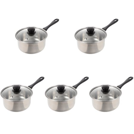 BESTONZON 5pcs Stainless Steel Soup Pot Deep Skillet Pot Cooking Pot Heat Resistant Stewing Pot Milk Pot
BESTONZON 5pcs Stainless Steel Soup Pot Deep Skillet Pot Cooking Pot Heat Resistant Stewing Pot Milk Pot