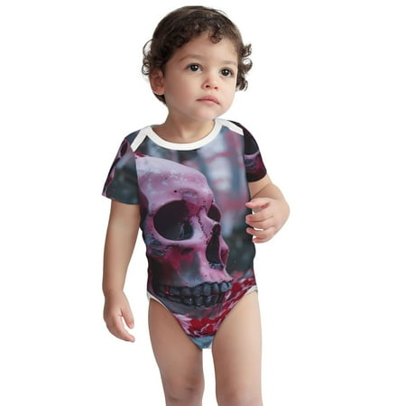 Kdxio Gothic Red Skull Cemetery Pattern Unisex Baby Cotton Short Sleeve Bodysuits-12 Months
Kdxio Gothic Red Skull Cemetery Pattern Unisex Baby Cotton Short Sleeve Bodysuits-12 Months