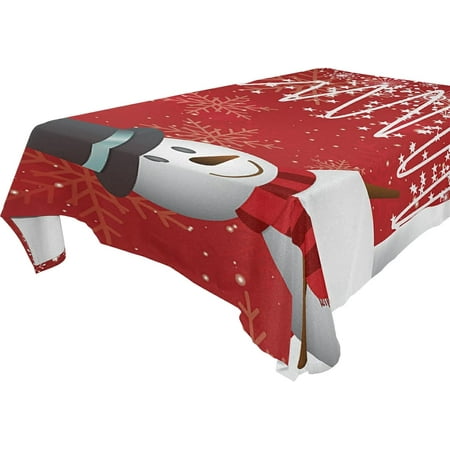 SKYSONIC Christmas Snowman Tablecloth Waterproof Washable Polyester Square Table Cover Durable Tablecloth for Kitchen Dining Table Party Decor (54 X 54 Inch)
SKYSONIC Christmas Snowman Tablecloth Waterproof Washable Polyester Square Table Cover Durable Tablecloth for Kitchen Dining Table Party Decor (54 X 54 Inch)