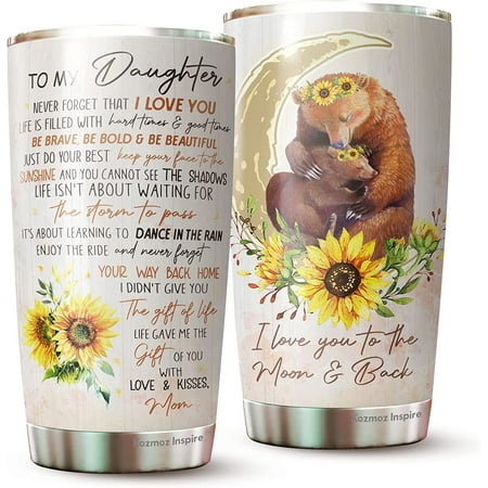 To My Daughter Tumbler - Daughter And Mom Bear Coffee Tumbler - Gifts For Daughter From Mother - Daughter Tumbler From Mom Sunflower - Christmas Birthday Gift For Daughter - Tumblers 20 Oz
To My Daughter Tumbler - Daughter And Mom Bear Coffee Tumbler - Gifts For Daughter From Mother - Daughter Tumbler From Mom Sunflower - Christmas Birthday Gift For Daughter - Tumblers 20 Oz