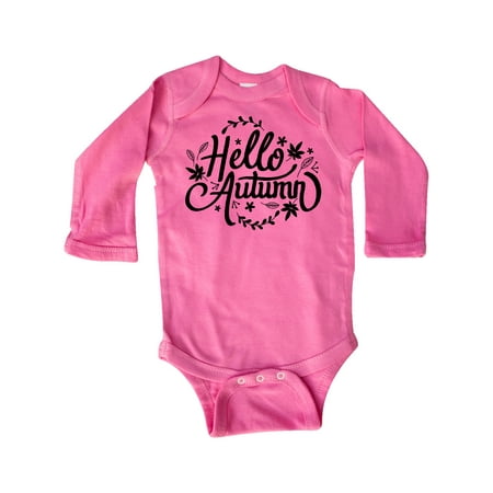 Inktastic Fall Season Hello Autumn in Black Gift Baby Boy or Baby Girl Long Sleeve Bodysuit
Inktastic Fall Season Hello Autumn in Black Gift Baby Boy or Baby Girl Long Sleeve Bodysuit