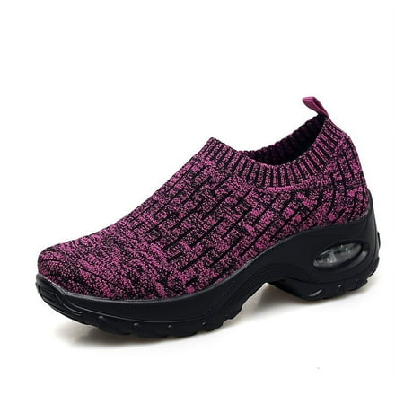 HOLXI 2024 Women s Walking Shoes Slip on Sock Sneakers Lady Girls Nurse Mesh Air Cushion Arch Support Platform Loafers
HOLXI 2024 Women s Walking Shoes Slip on Sock Sneakers Lady Girls Nurse Mesh Air Cushion Arch Support Platform Loafers