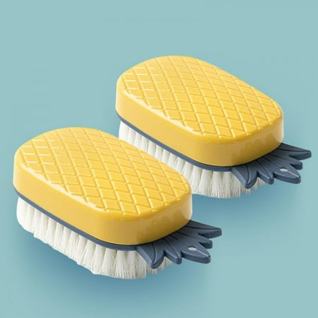2 Packs Soft Bristle Laundry Scrub Brush for Cleaning Household Small Shoes Clothes Brush Multifunctional Cleaning Board Brush
2 Packs Soft Bristle Laundry Scrub Brush for Cleaning Household Small Shoes Clothes Brush Multifunctional Cleaning Board Brush