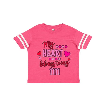 Inktastic My Heart Belongs to My Titi Gift Toddler Boy or Toddler Girl T-Shirt